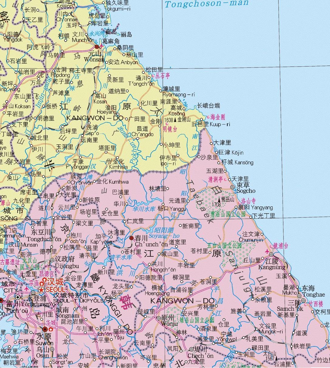 " data-lemmaid="1553214">朝鲜民主主义人民共和国 /a>一级行政区