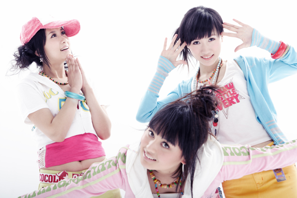  p>try为青春女子三人组合.