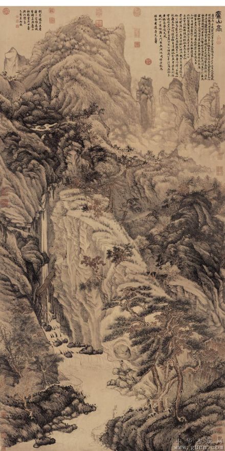 明 沈周《庐山高图》