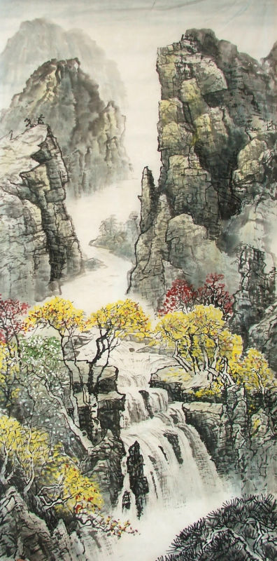 字秋石,号亦白,职业书画家,当代中年资深实力派画家,1964年出生于河南