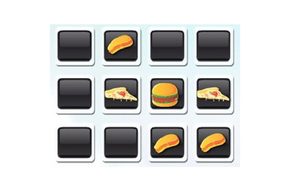  p>《挑出美食》是一款休闲类型的游戏,英文名是《pick out the