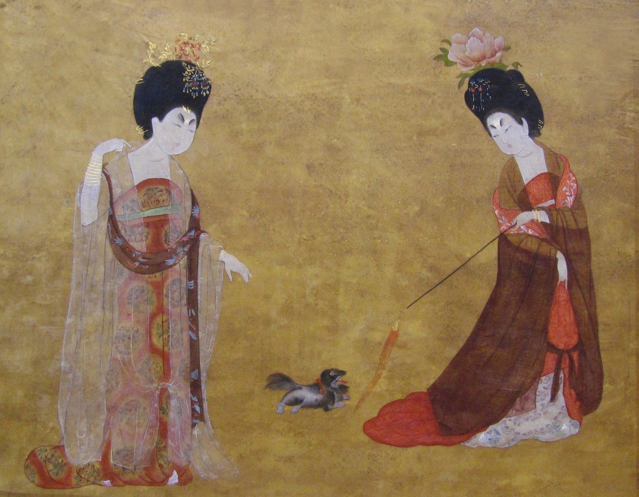 唐周昉 《簪花仕女图卷》