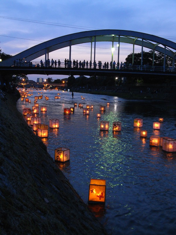 中元节(资源河灯节)