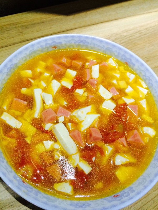 火腿豆腐羹