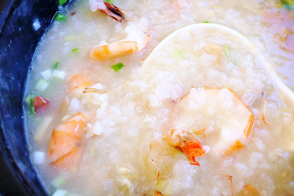潮汕砂锅鲜虾粥