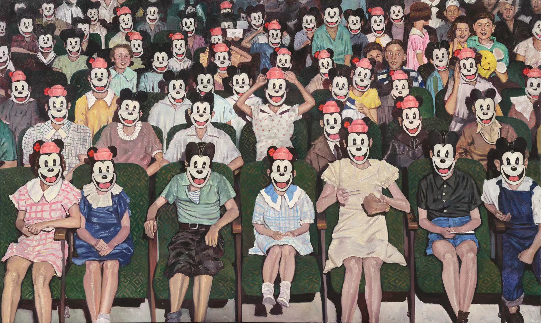 " data-lemmaid="56700724">赵一浅 /a>于2021年创作的油画艺术作品