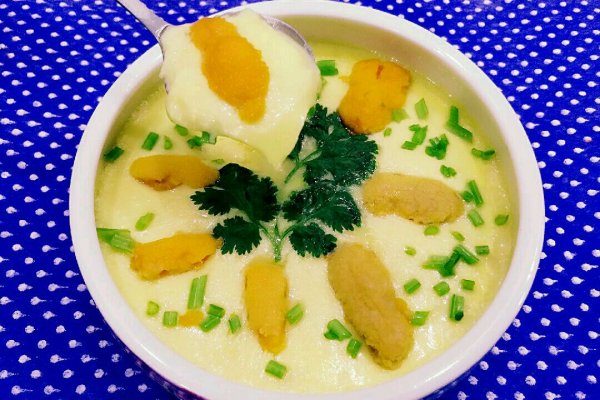 香菜鸡蛋羹