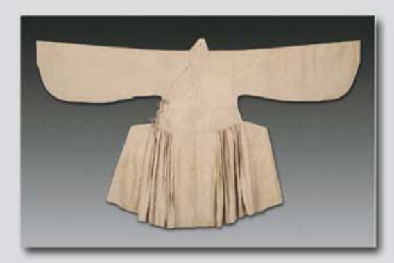 柿蒂窠过肩蟒妆花罗袍