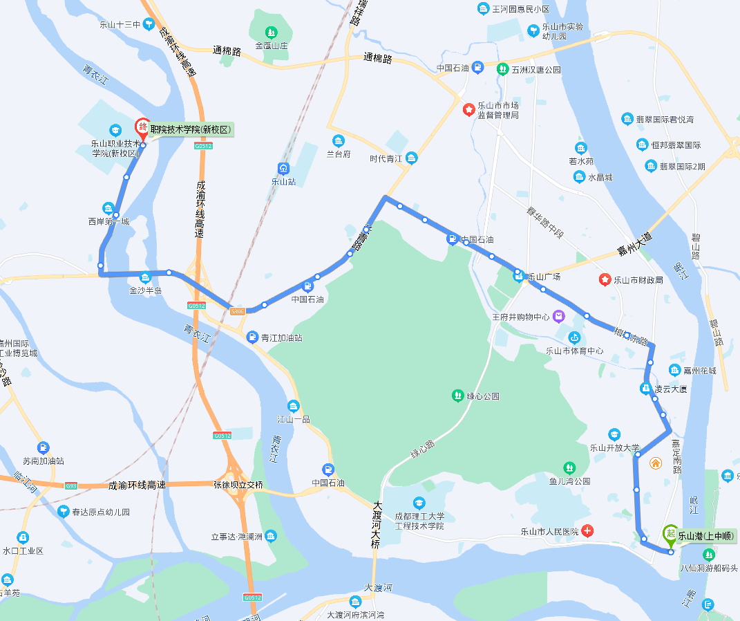 p">乐山公交9路是由交投集团乐山公共交通有限公司开行的一条公交线路