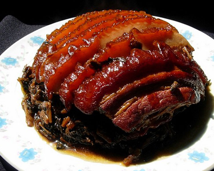 梅干菜蒸肉