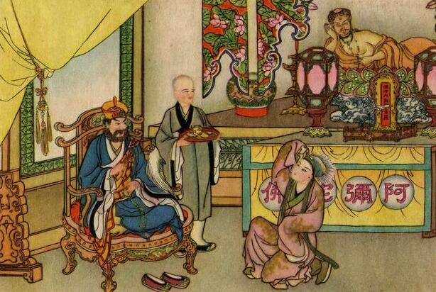 一组精美的《白蛇传》年画，出自天津杨柳青画社_百科TA说