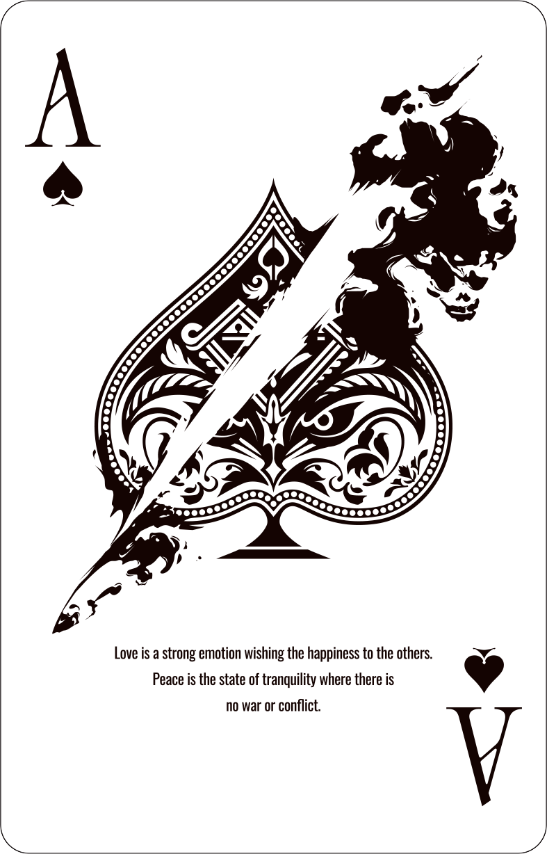 lemmaid="206564">动画《至高之牌》中的卡牌道具,共分为黑桃