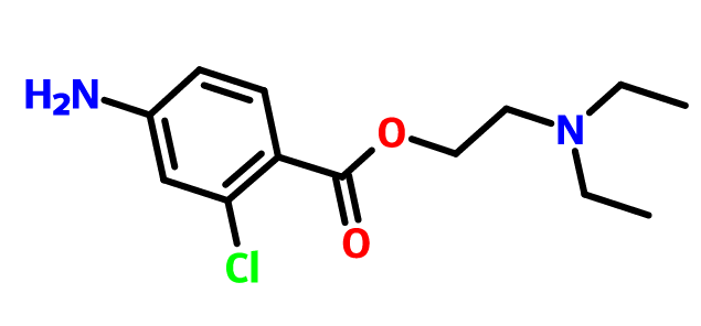 氯普鲁卡因又叫纳噻卡因,化学名为2-二乙