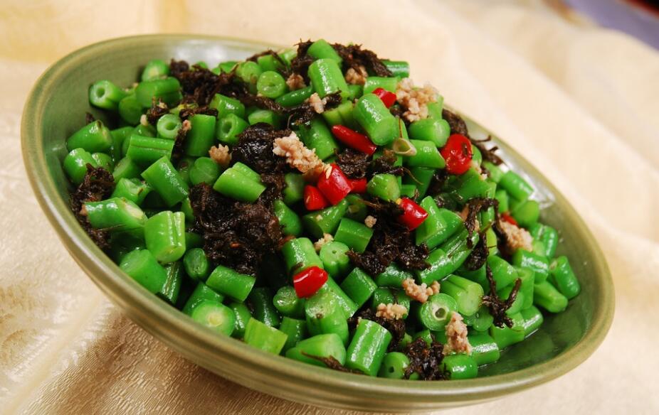 橄榄菜炒四季豆