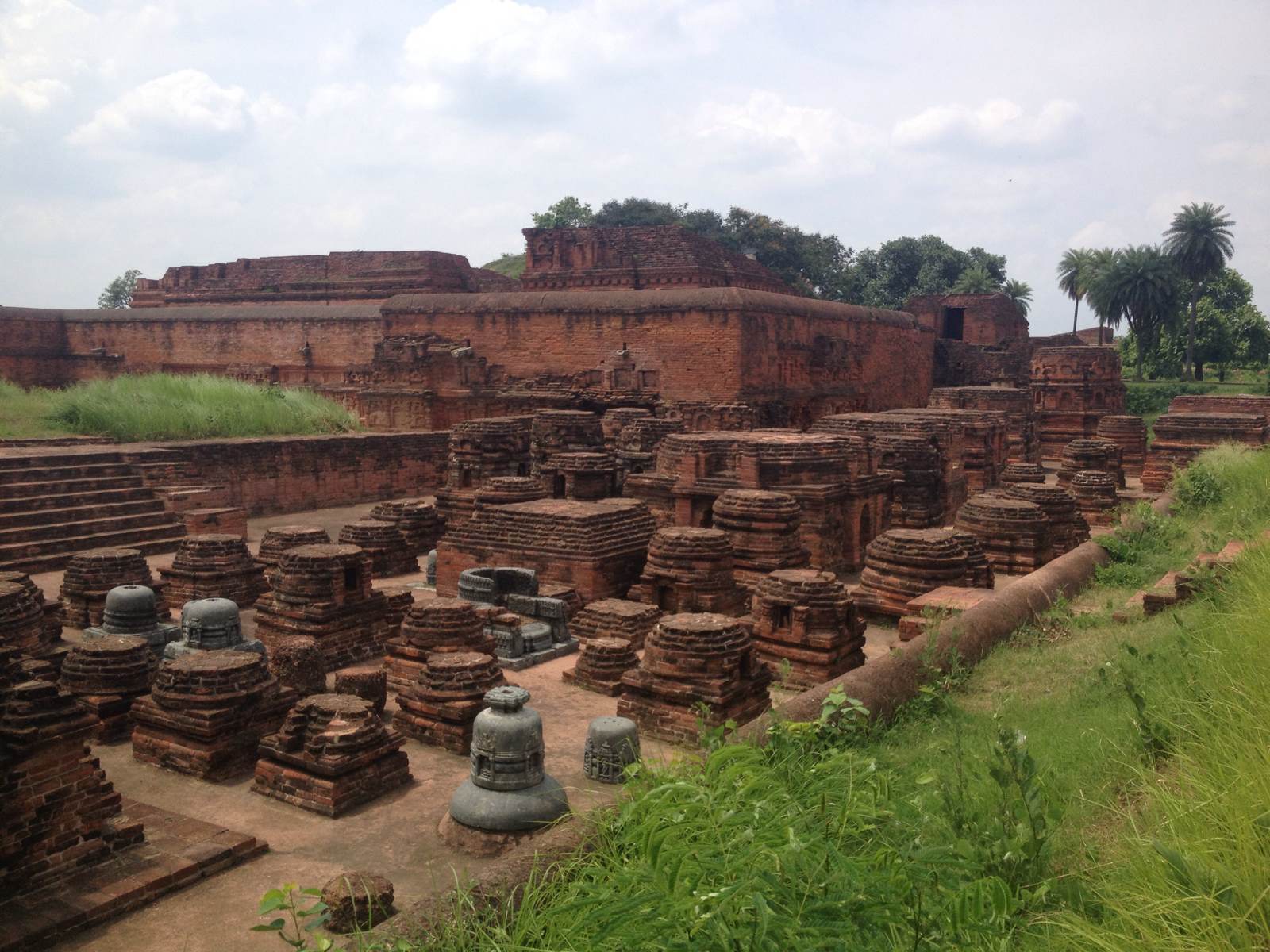 印度那烂陀寺考古发掘遗址