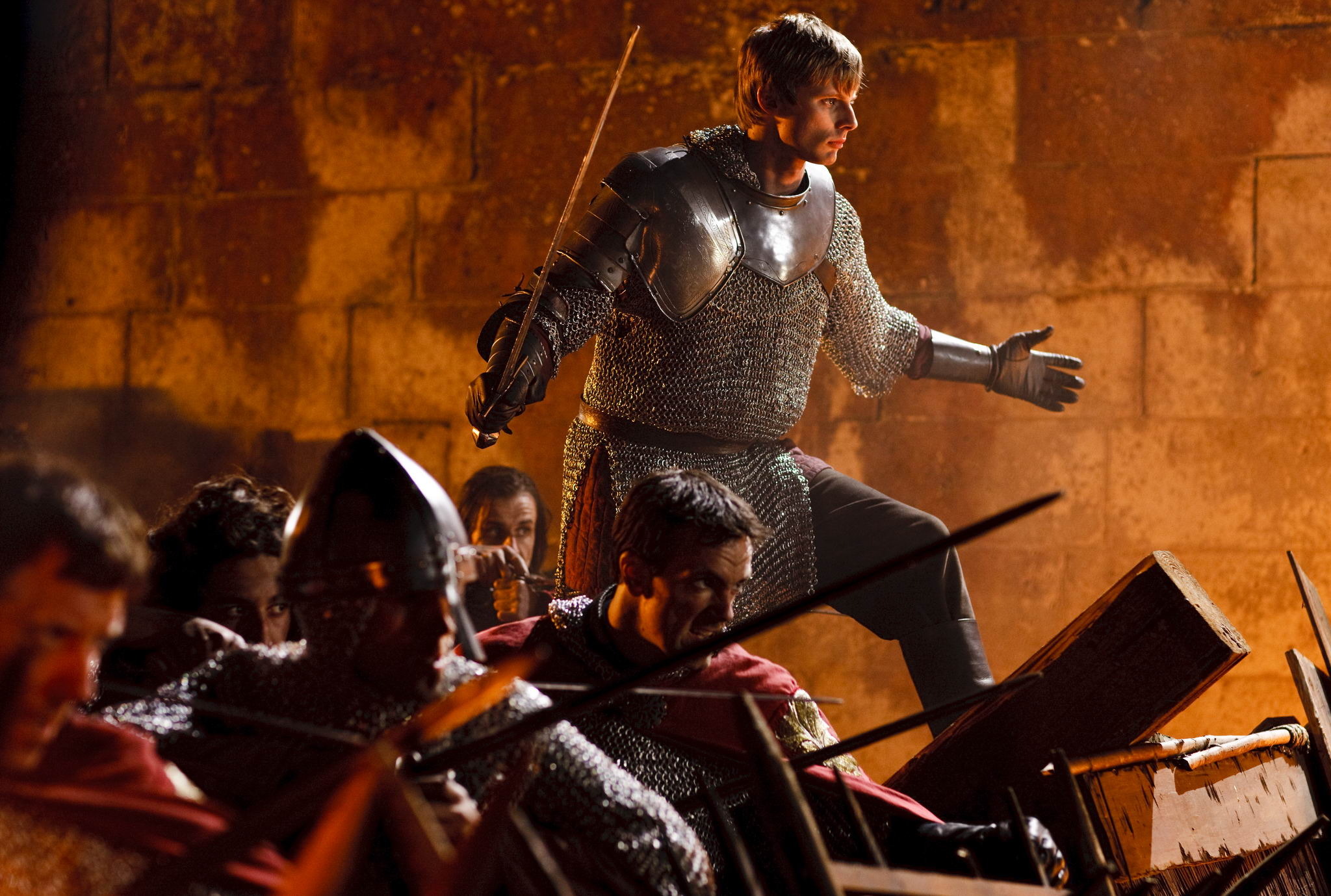  p>《梅林传奇》(merlin)是2008年由英国广播公司出品的魔幻电视剧.