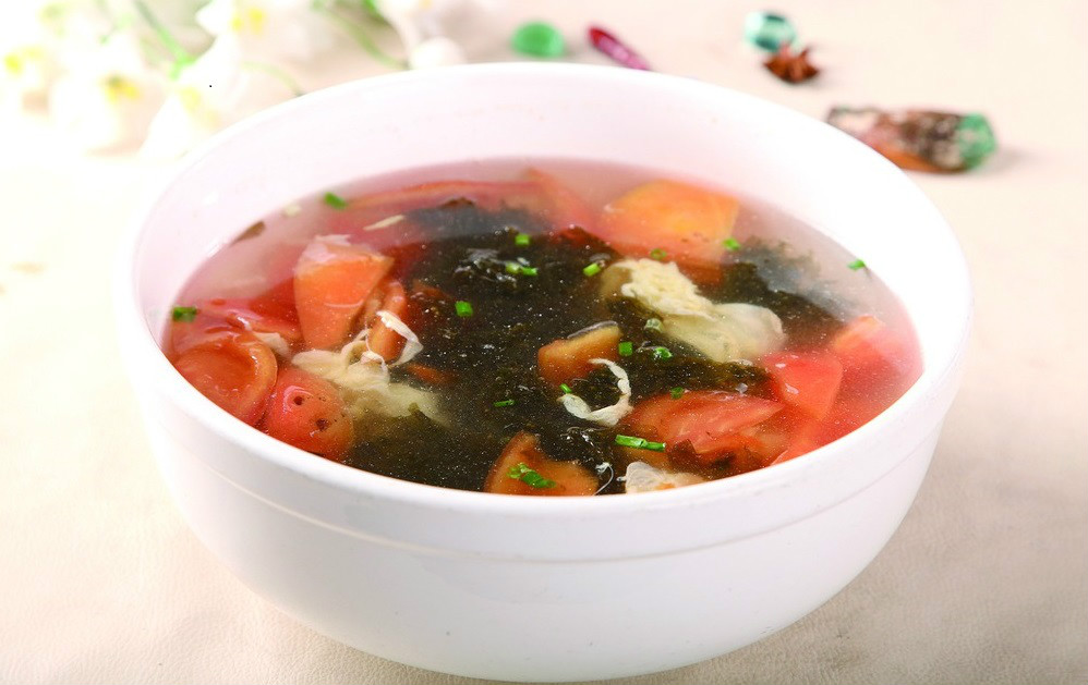 紫菜番茄蛋汤