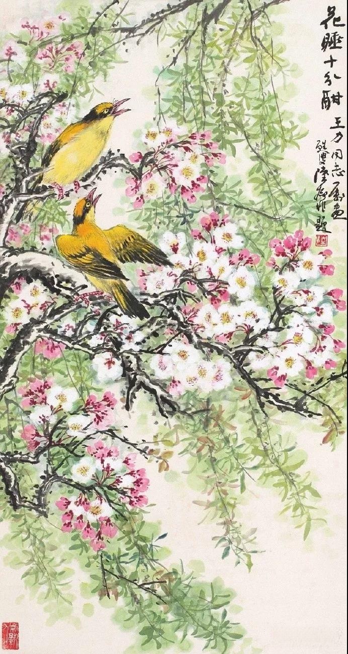 这些令人醉美的花鸟画让人感受到春天正大踏步走来_百科TA说