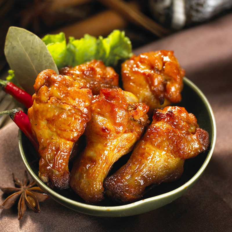 香辣烧鸡腿