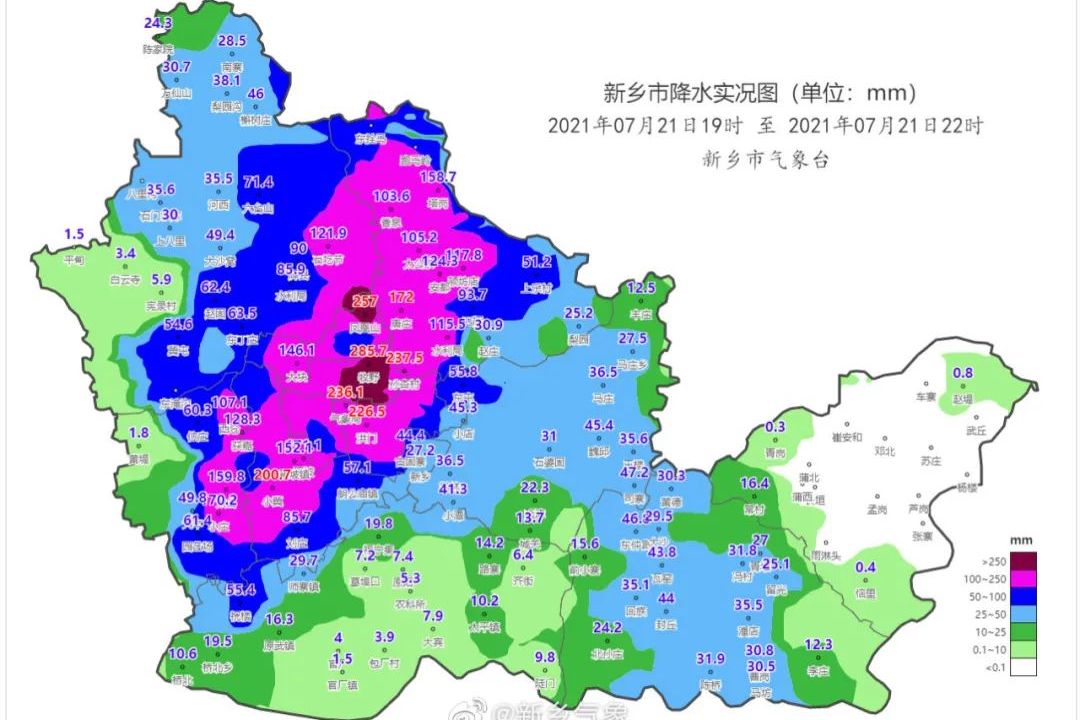 2021年7月17日河南新乡特大暴雨