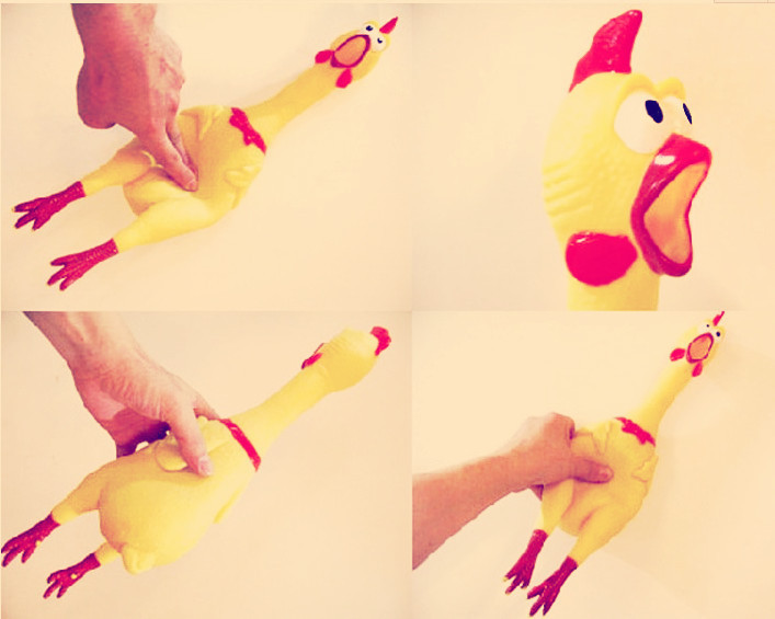  p>惨叫鸡,是一种塑胶发声玩具,这个 a href="#">橡皮玩具 /a>捏一下