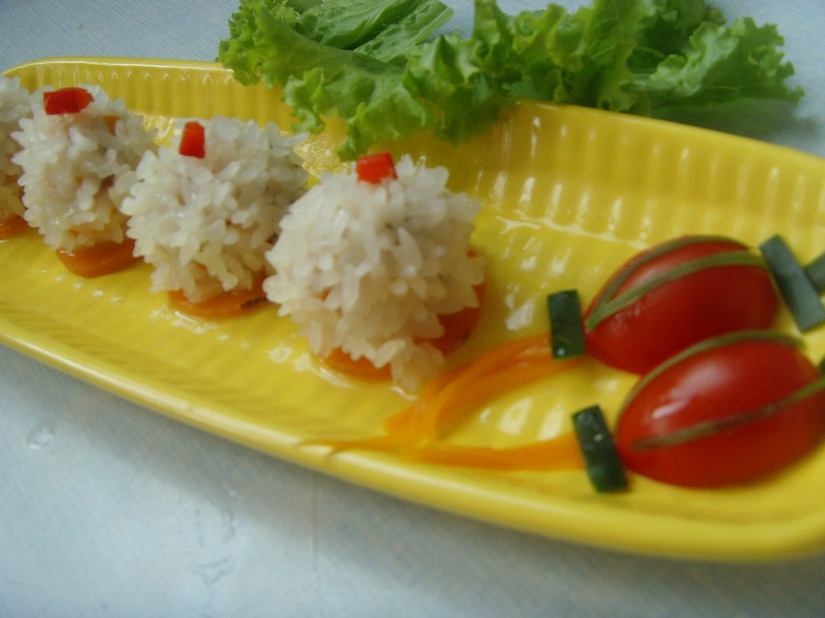 胡萝卜鸡肉丸子