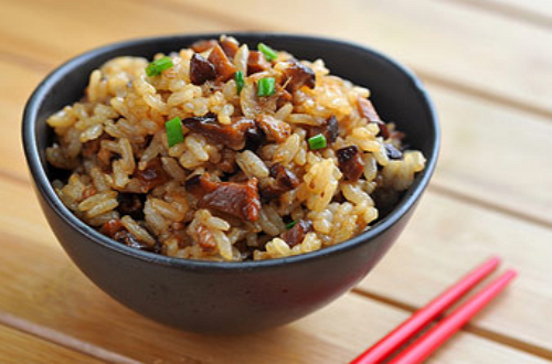 香菇肉丁油饭