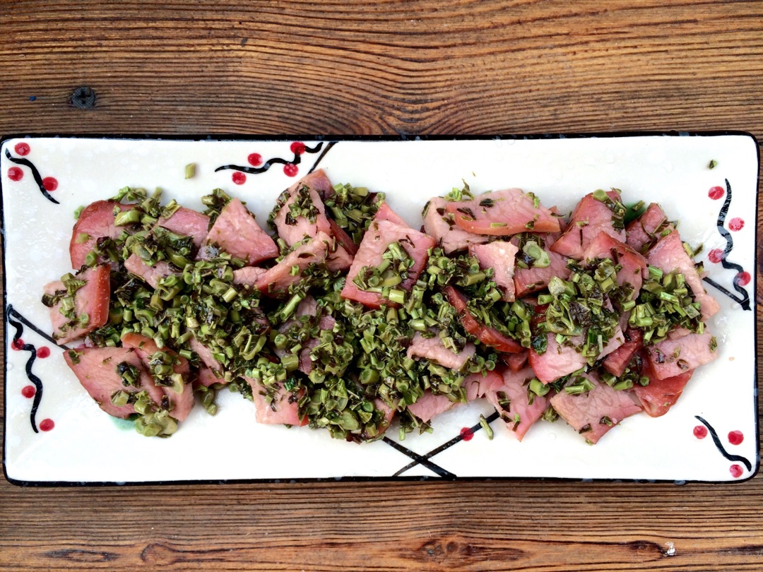香椿炒火腿肉