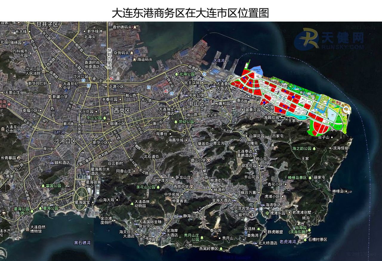 大连东港商务区