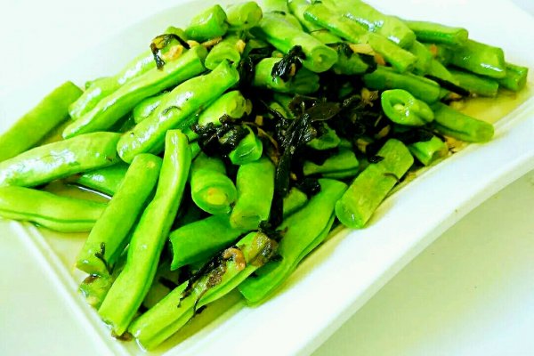 橄榄菜清炒四季豆