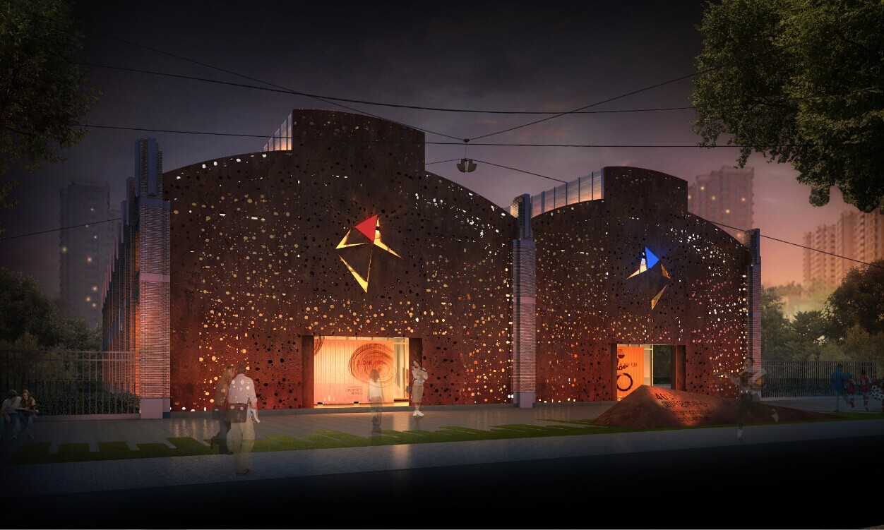  p>403国际艺术中心落地于湖北省武汉市武昌区中南路街武珞路586号