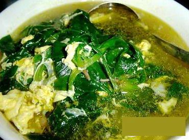 鸡蛋菠菜汤