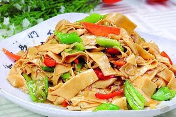 豆腐干炒青椒