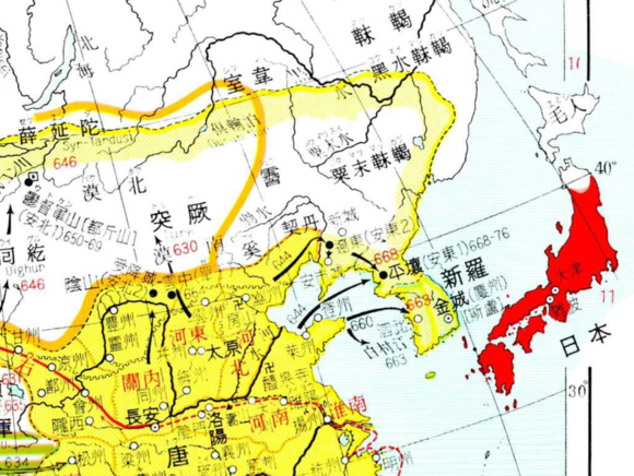  p>唐朝新罗战争(670～676年),在唐朝联合新罗灭亡 a target="_blank"