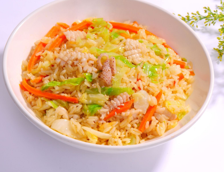 黄金鱿鱼炒饭