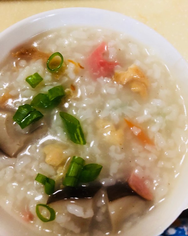 冬菇滑鸡粥