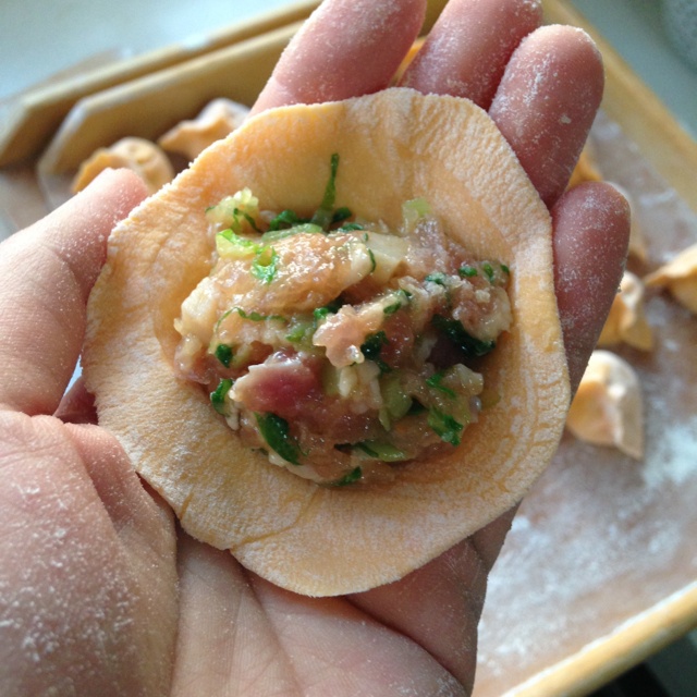 鲍鱼小白菜水饺