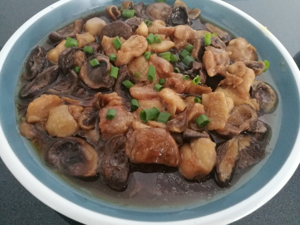 口蘑蒸鸡