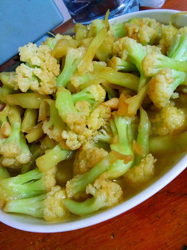 香炒花菜