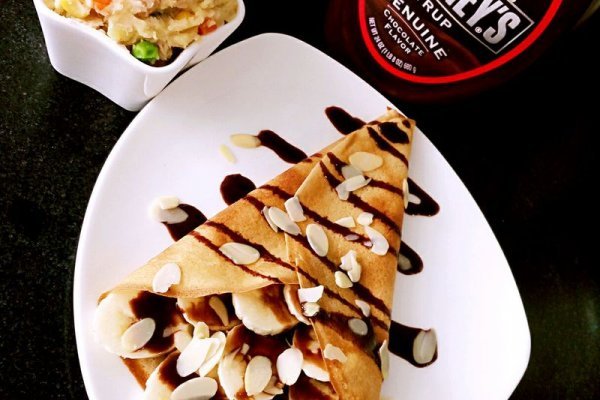 千层巧克力香蕉可丽饼