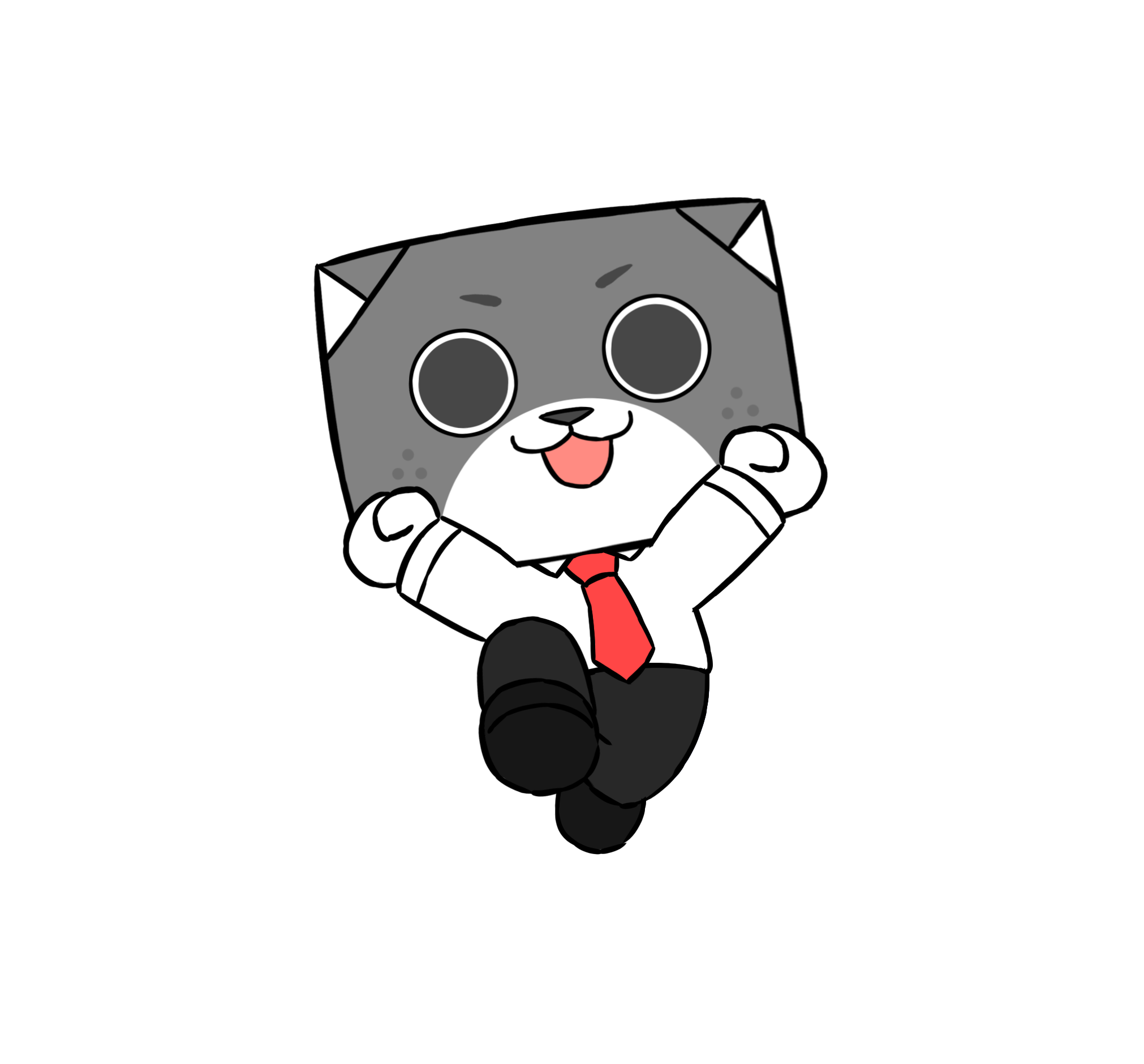 ">喵小啡,一只不愿意被生活磨平棱角的方形喵,中国动漫原创金奖ip《 a