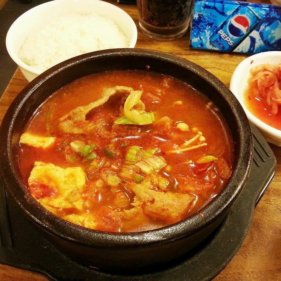 泡菜豆瓣汤
