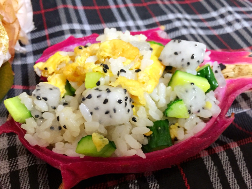 火龙果炒饭