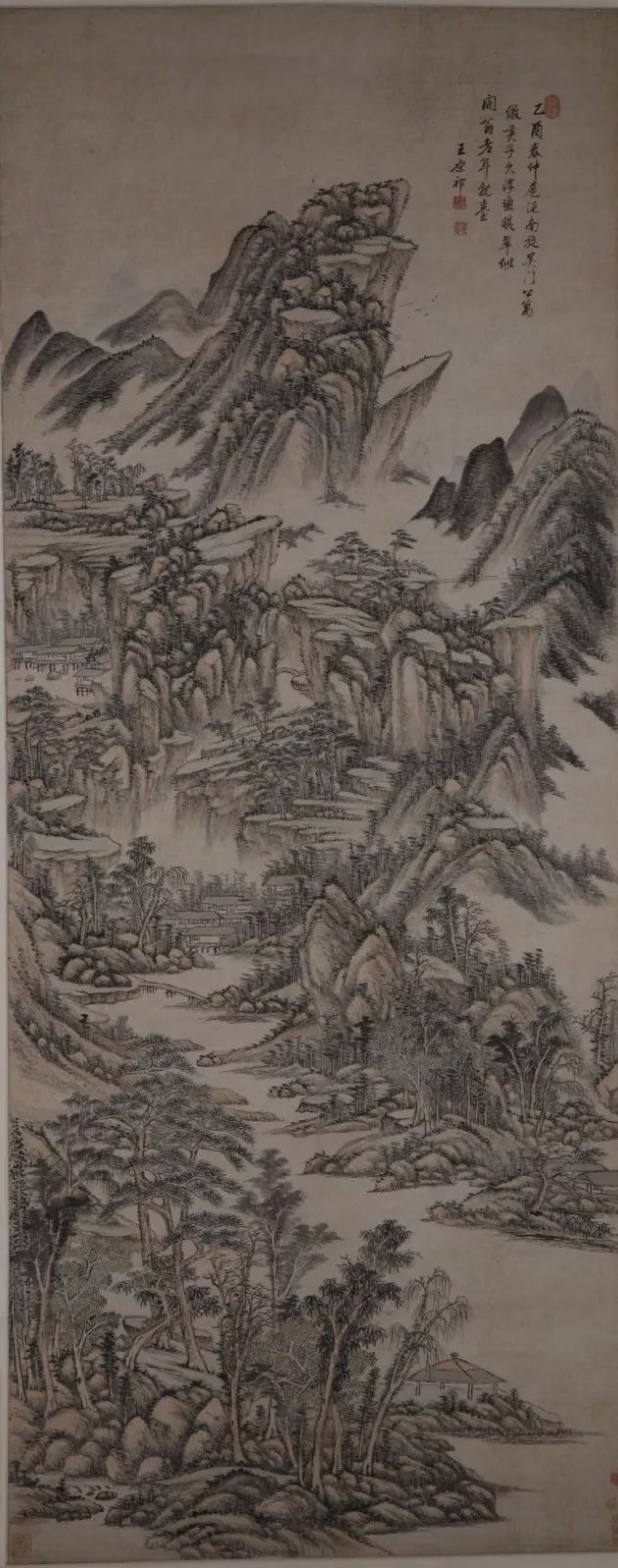 来稿｜细读王原祁仿黄公望《浮峦暖翠图轴》_百科TA说