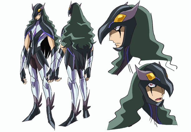  p>出自《圣斗士星矢Ω》,乌鸦座白银圣斗士.