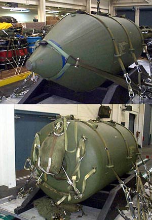  p>2003年3月11日,美国空军试验了历史上最大的常规炸弹之一.