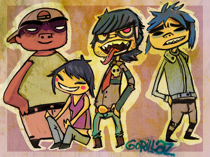 虚拟乐队gorillaz街头霸王