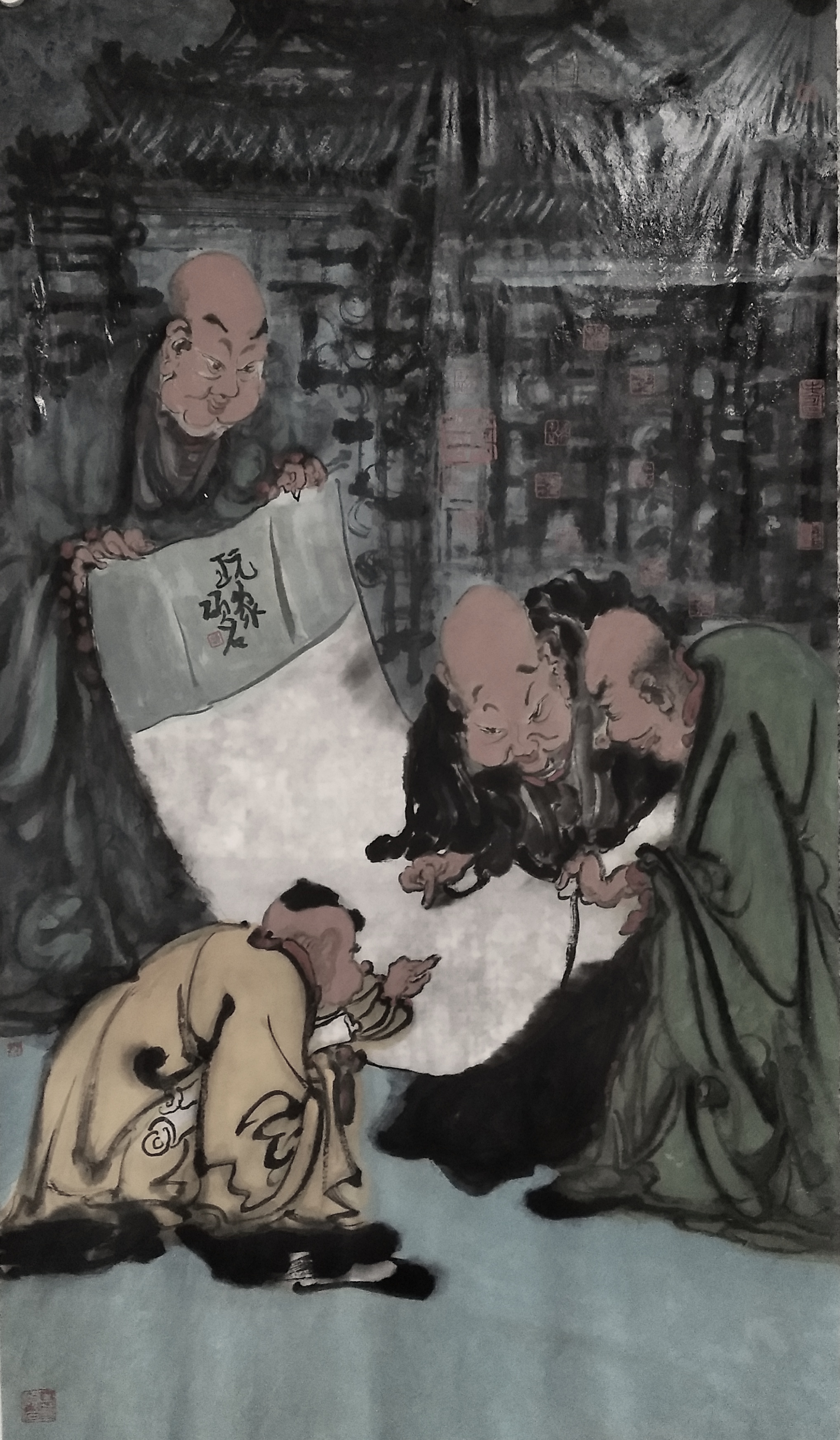  p data-id="go19oypf84">刘硕石,名心峰,号山樵野夫.