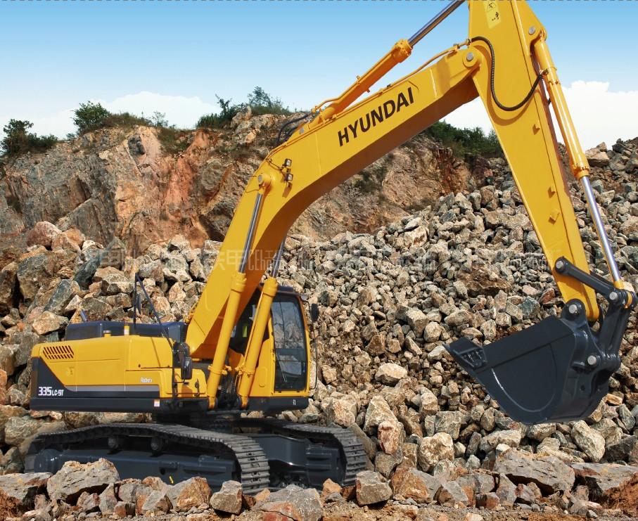 现代r335lc-9t挖掘机