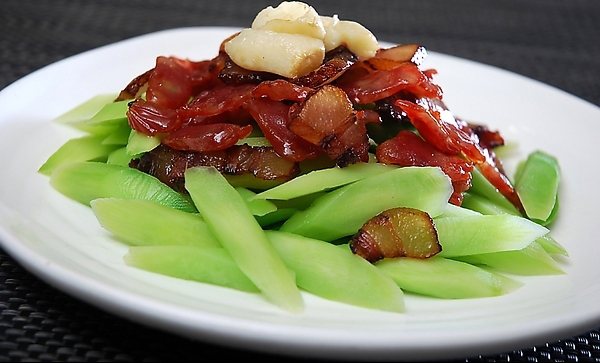 蜜汁鸡扒炒芥兰